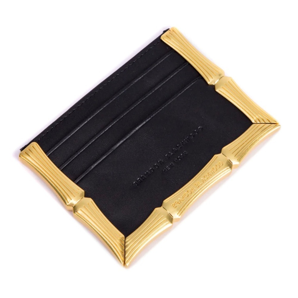 Brandon Blackwood bamboo b card holder